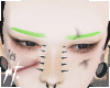 ¤ green eyebrows m.