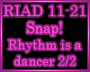 Rhythm is a dancer 2/2