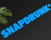 金 Snapdrunk Sign Blue
