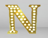 Gold Letter N
