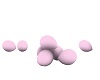 pink floor balloons