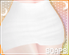 +Mini Skirt L White