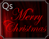 Qs Merry Christmas Red