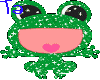 Glitter Green Froggy