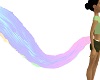pastel rainbow tail