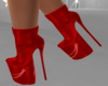 Chain High Heels Red