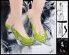 Ts Green Heeled Mules