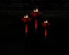 Torches blood red blk