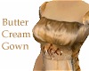 Butter Cream Silk Gown