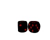 Red nBlack Kissing Dice