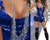 Blue Sequin Outfit