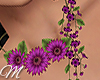 m: Spring Purple Necklac