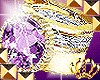 Gold Purple Diamond Rg