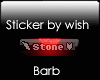 Vip Sticker Stone