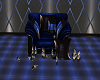 true blue  chair