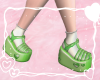 Green Jelly Shoes
