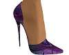 Purple Feather heels