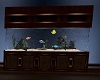 Elegant Wood Fish Tank