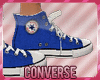 Co. Blue Converse V1 F.