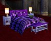 Purple rose bed