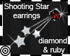 *m Diamond Star Earrings