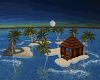 Moonlit Tropical Island