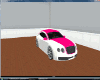 Pink white Bentley GT