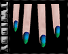 Animated Rainbow Nails