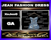 JEAN FASHION DRESS