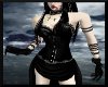 Gothic black corset dres