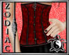 March Corset Red