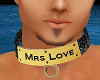 Mrs Love's collar