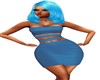 PARTY DRESS BLUE