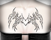 tribal <3 chest tattoo