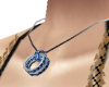 ring necklace blue
