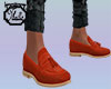 Mathy Orange Loafers