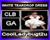 WHITE TEARDROP DRESS
