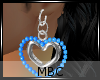 MBC|Dance Earrings Blue