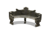 Stone bench base