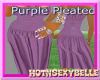 {BB}Purple Pleated Dress