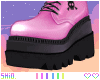 塩. Goth Pink Boot.