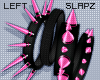 !S Spiked Brace Hot Pink
