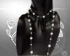 (BR) Necklace Pearls W