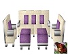 219 Chrome Lavender Sofa