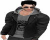 Balck Jacket With Hoodie