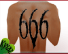 [A] Tattoo Devil 666 B