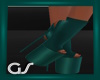 GS Teal Platform Boots