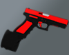 Red Glock-18 Ext.Mag