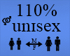 Unisex Avatar Size 110%