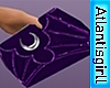 Purple Bat Winged clutch